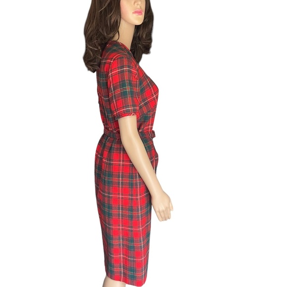 VTG PENDLETON WOOLENS PLAID TARTANS OVERCOATS and dress size 14 - Picture 3 of 16